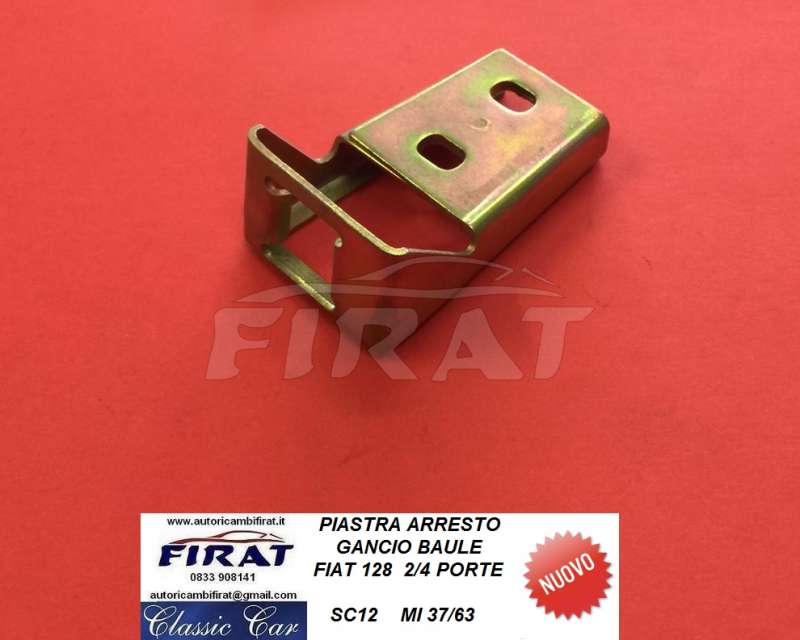 PIASTRA ARRESTO BAULE FIAT 128 (37/63)